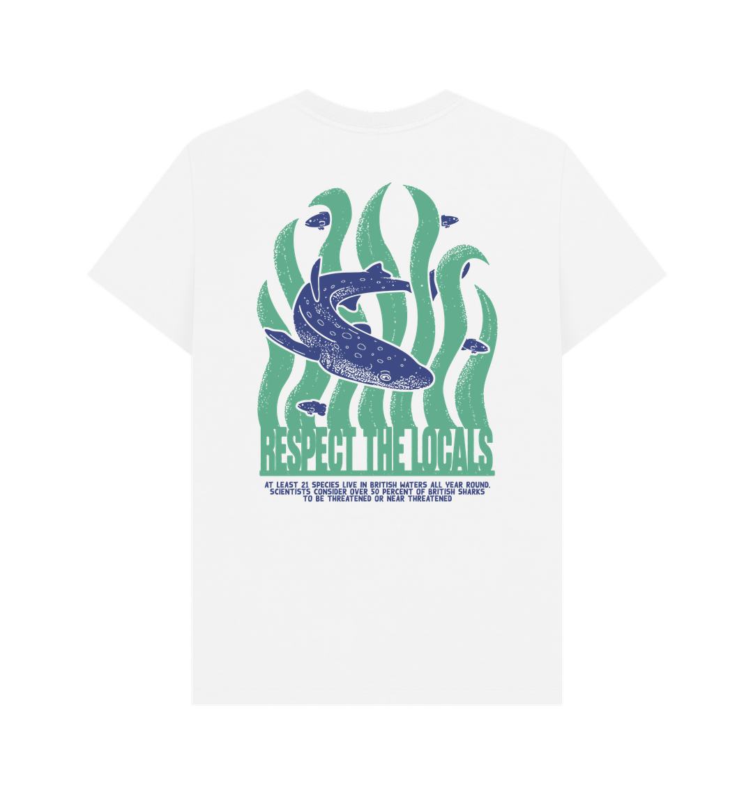 White Printed T-shirt Back
