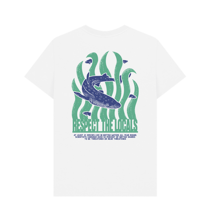 White Printed T-shirt Back