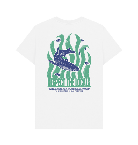 White Printed T-shirt Back