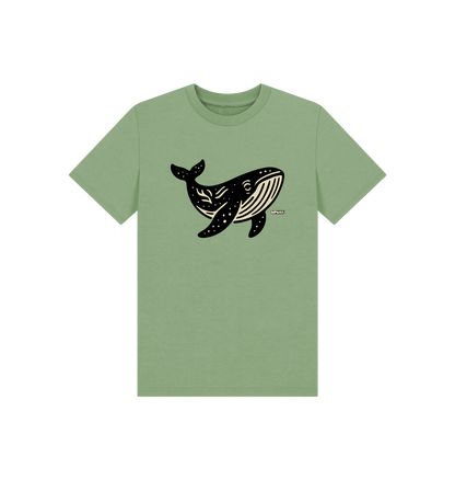 Sage Printed Kids T-Shirt Front