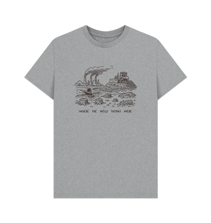 Athletic Grey Printed T-shirt