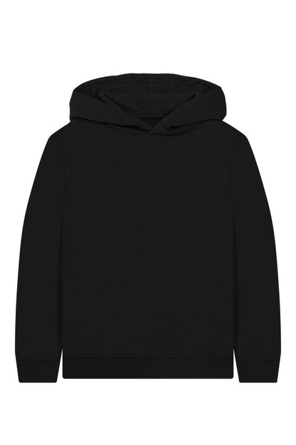 Black Printed Kids Hoodie