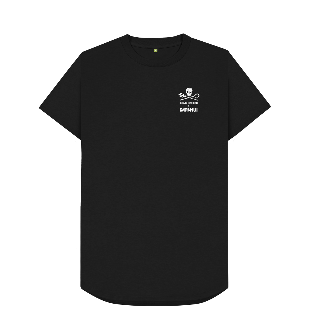 Black Printed T-shirt Front