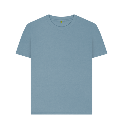 Stone Blue Printed T-shirt Front