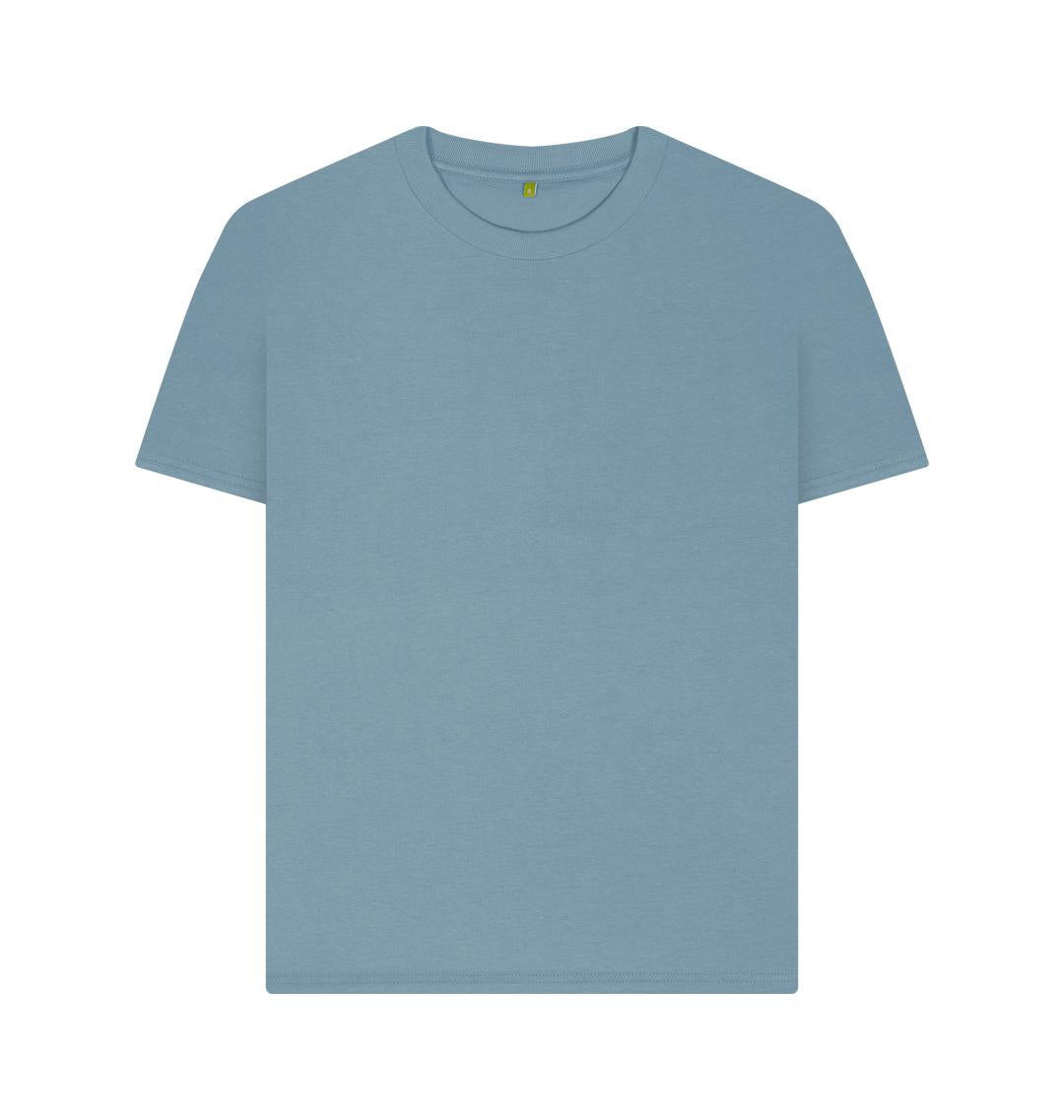 Stone Blue Printed T-shirt