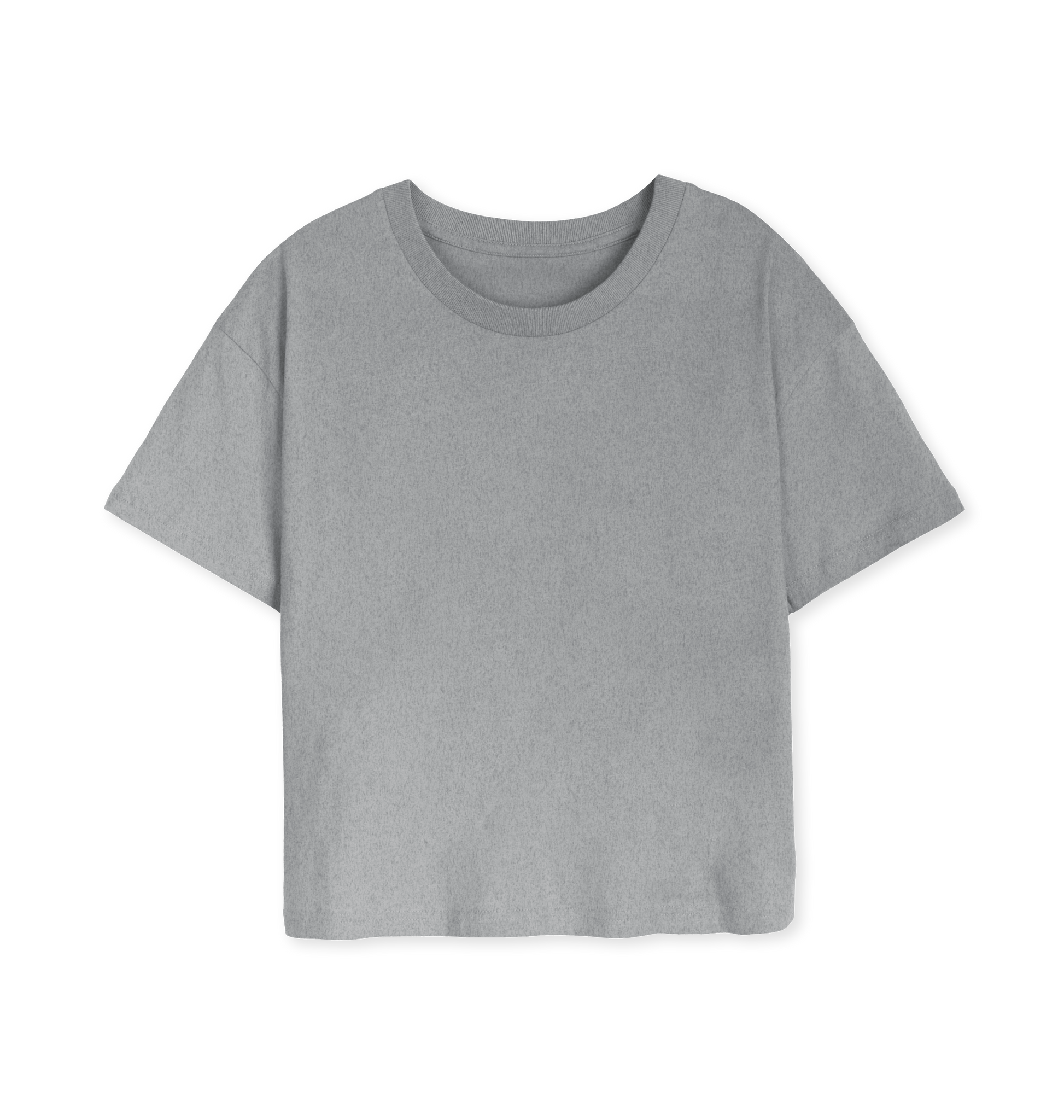 Athletic Grey Printed T-shirt Front