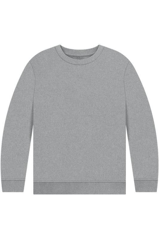 Athletic Grey Printed Kids Jumper