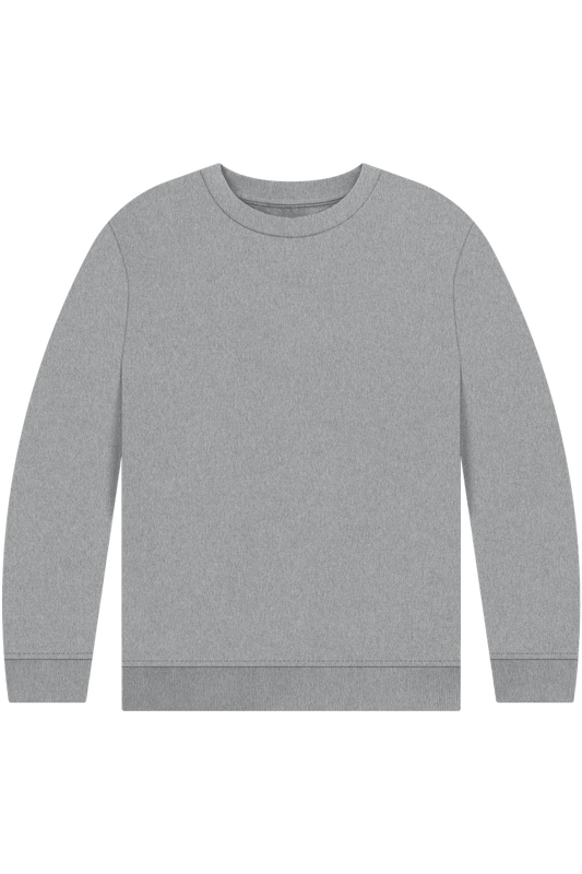 Athletic Grey Printed Kids Jumper