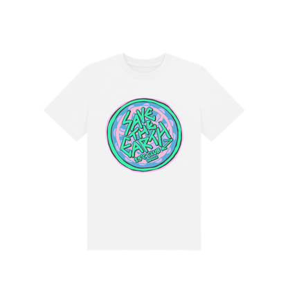 White Printed Kids T-Shirt