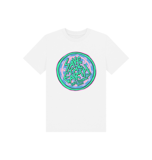 White Printed Kids T-Shirt