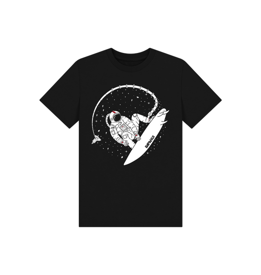 Black Printed Kids T-Shirt