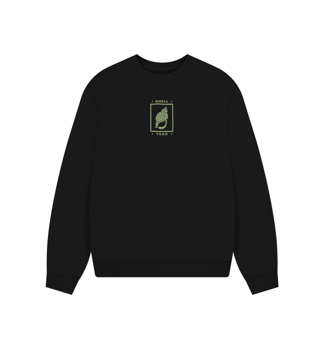 Black Printed Sweater