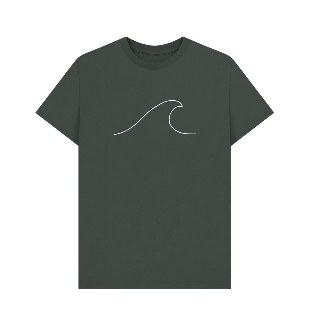 Dark Grey Printed T-shirt Front