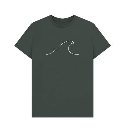 Dark Grey Printed T-shirt Front