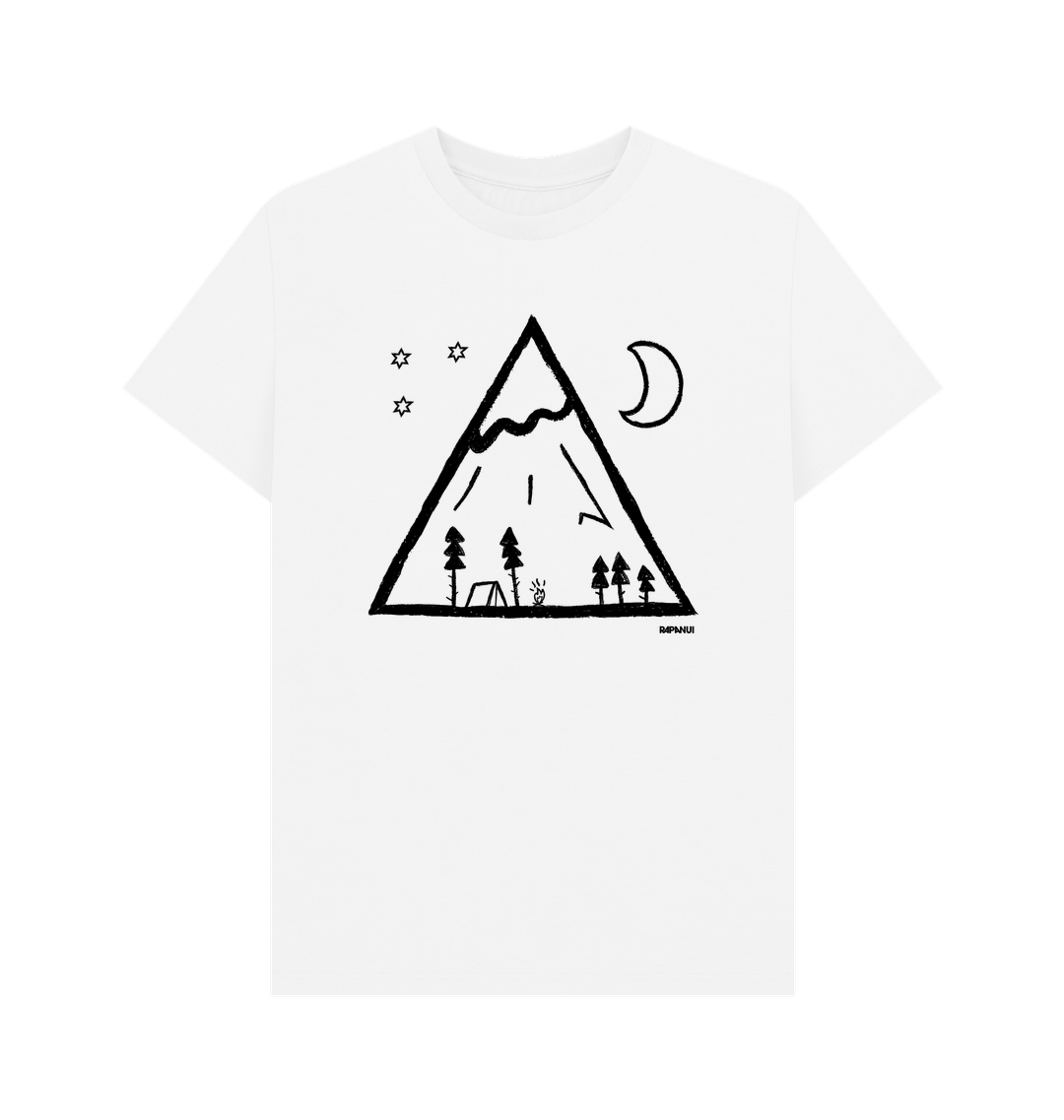 White Printed T-shirt Front
