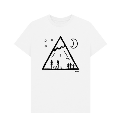 White Printed T-shirt Front