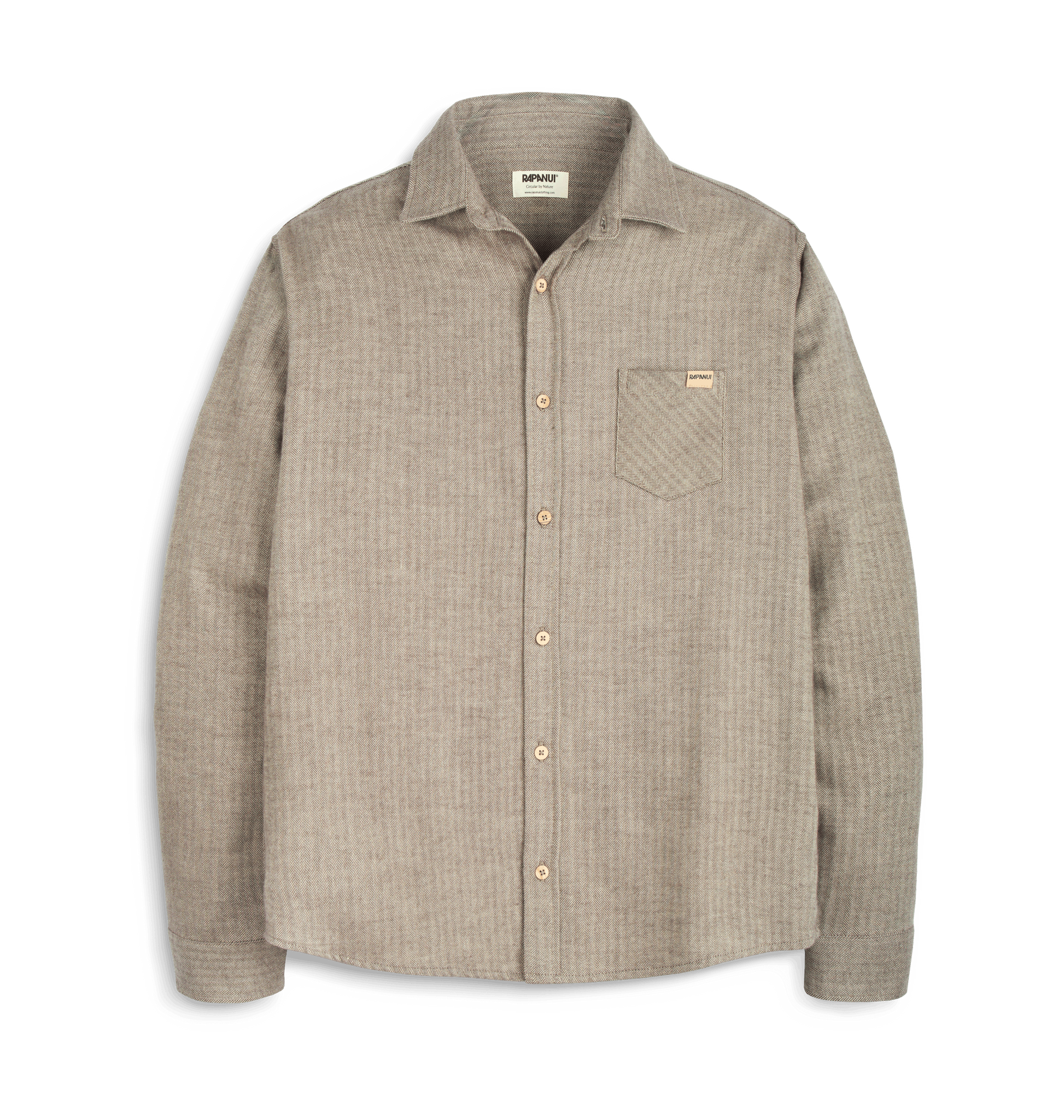 Driftwood Herringbone Shirts & Tops Front