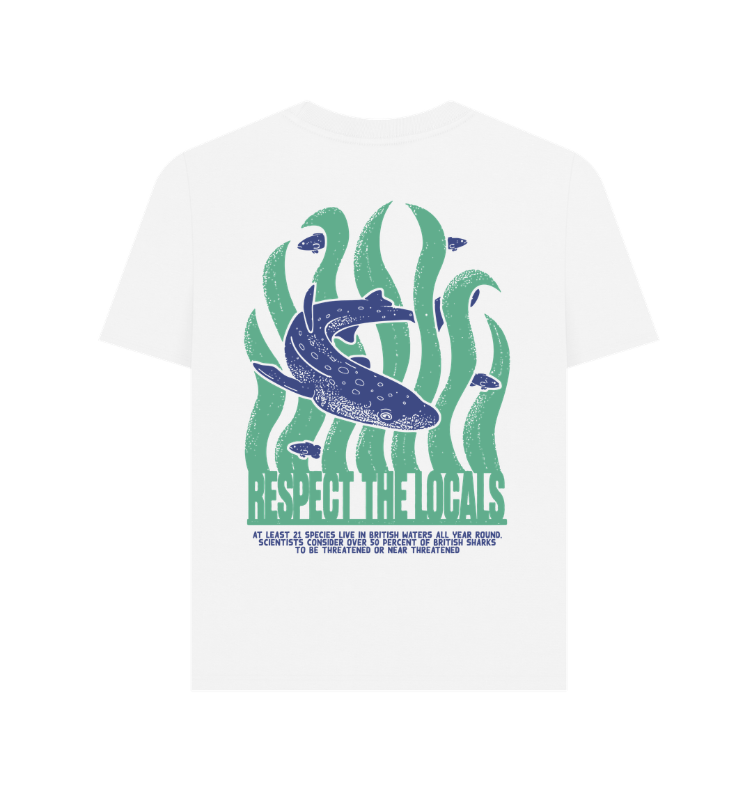 White Printed T-shirt Back