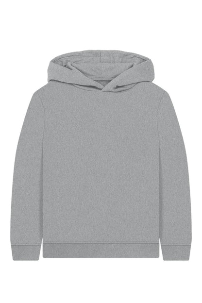 Athletic Grey Printed Kids Hoodie