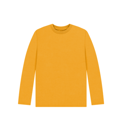 Mustard Printed Kids T-Shirt Front