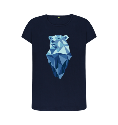 Navy Blue Printed T-shirt