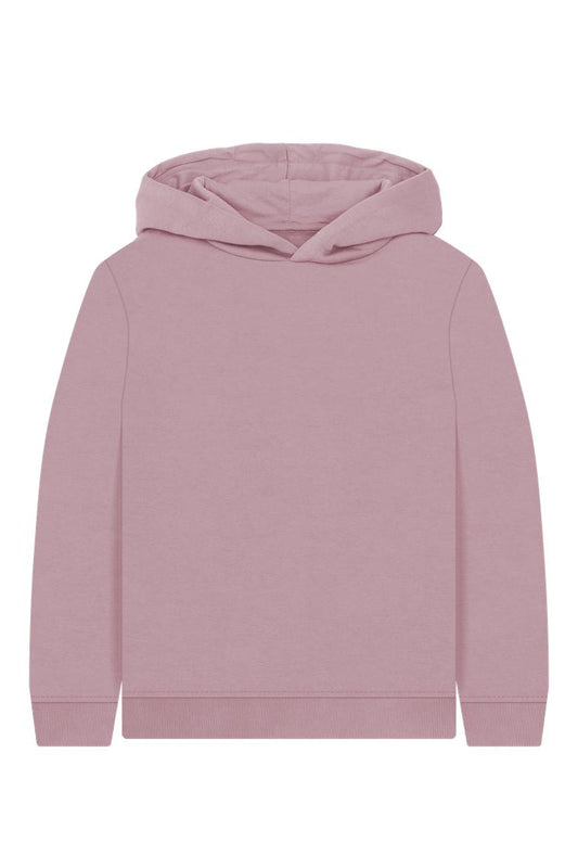 Mauve Printed Kids Hoodie
