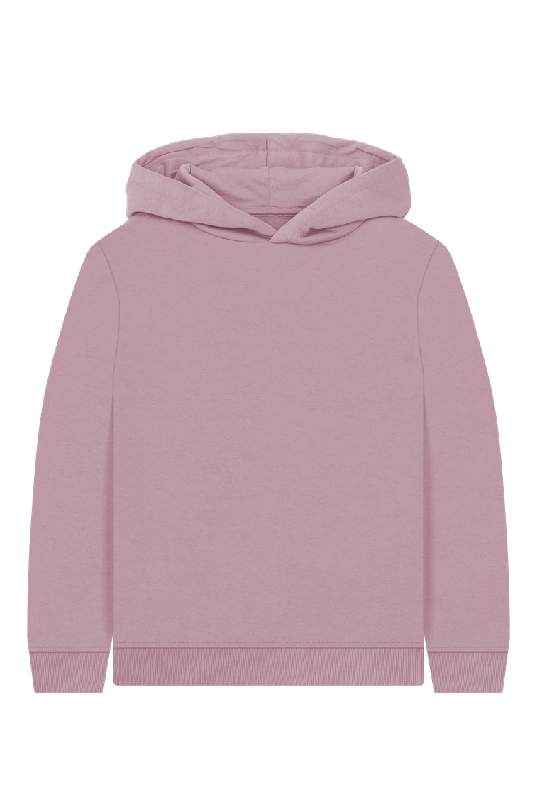 Mauve Printed Kids Hoodie