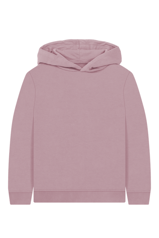 Mauve Printed Kids Hoodie