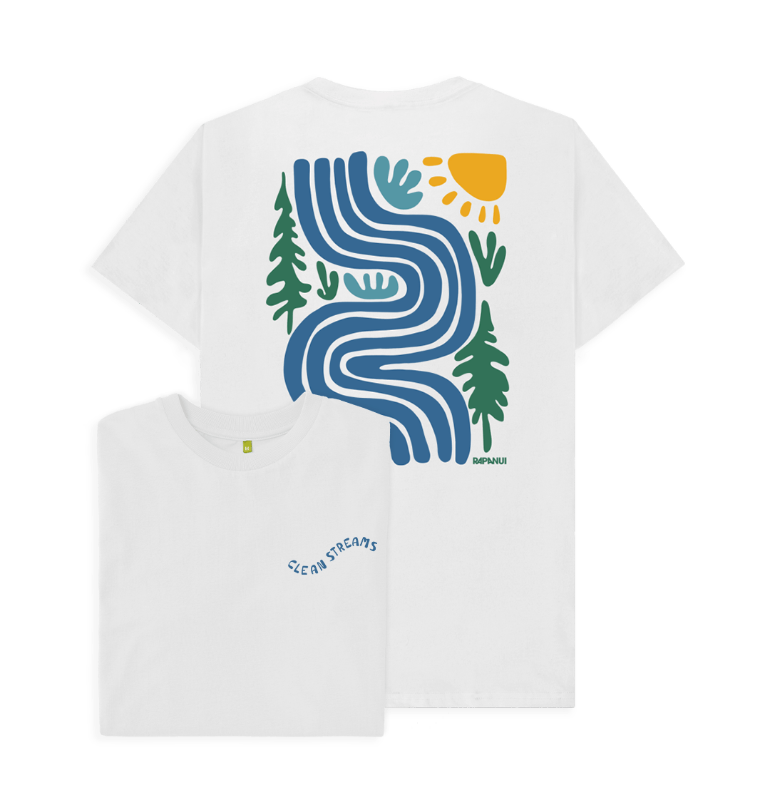 White Printed T-shirt Front
