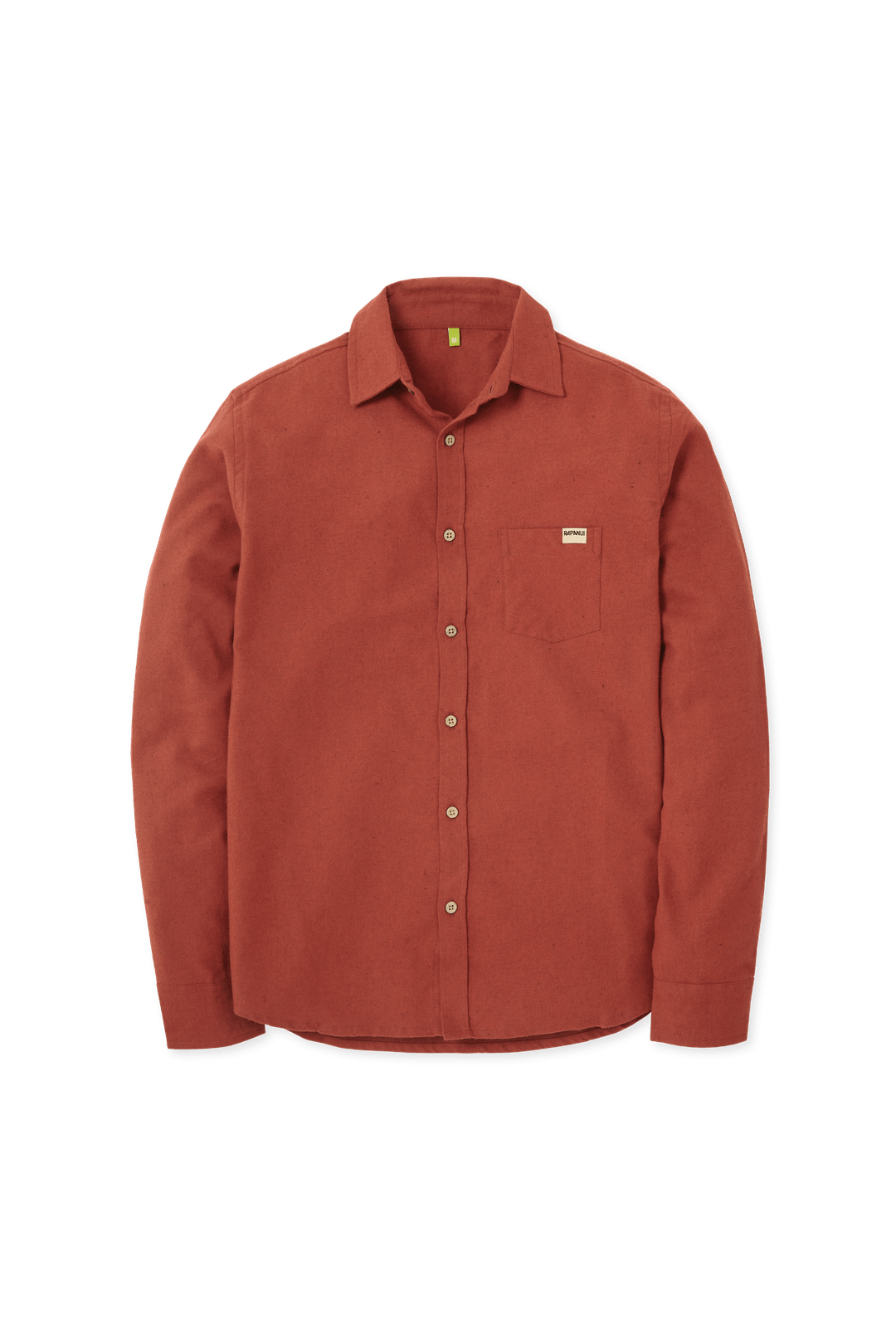 Rust Recycled Flannel Shirt