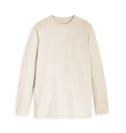 Oat Printed Long Sleeve T Shirt Front