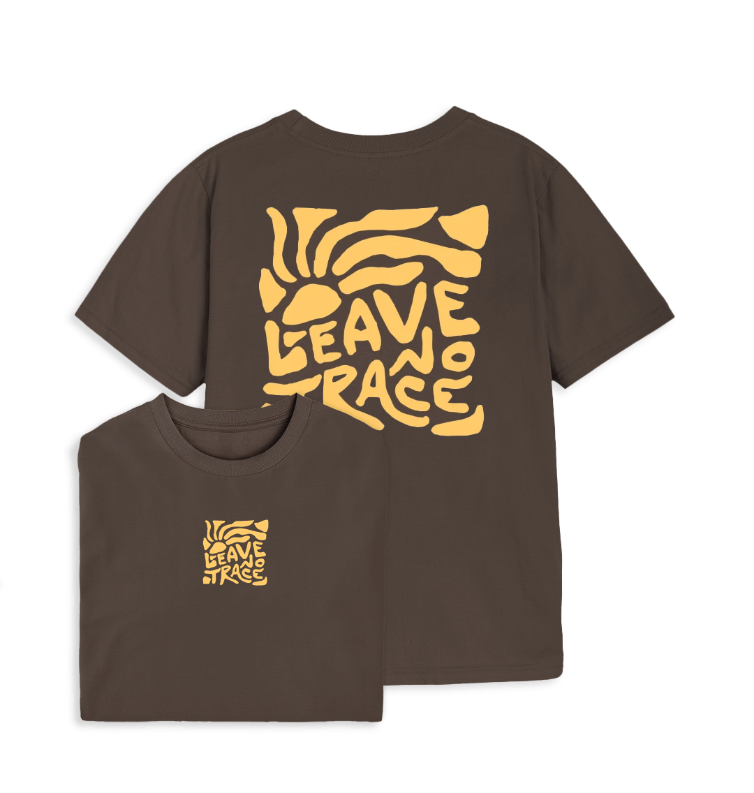 Chocolate Printed T-shirt Front