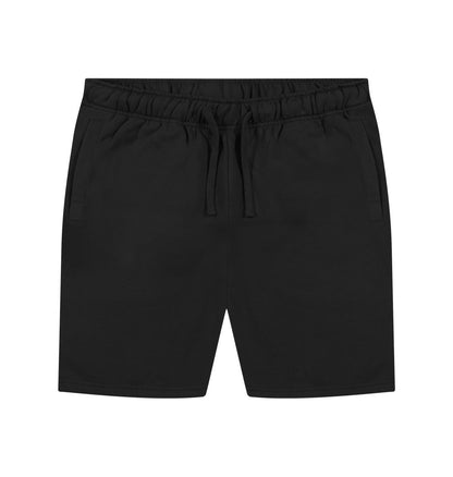 Black Printed Mens Shorts