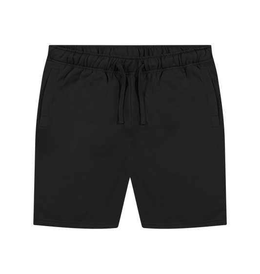 Black Printed Mens Shorts