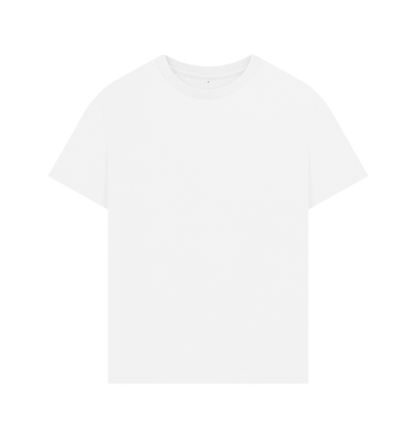 White Printed T-shirt Front