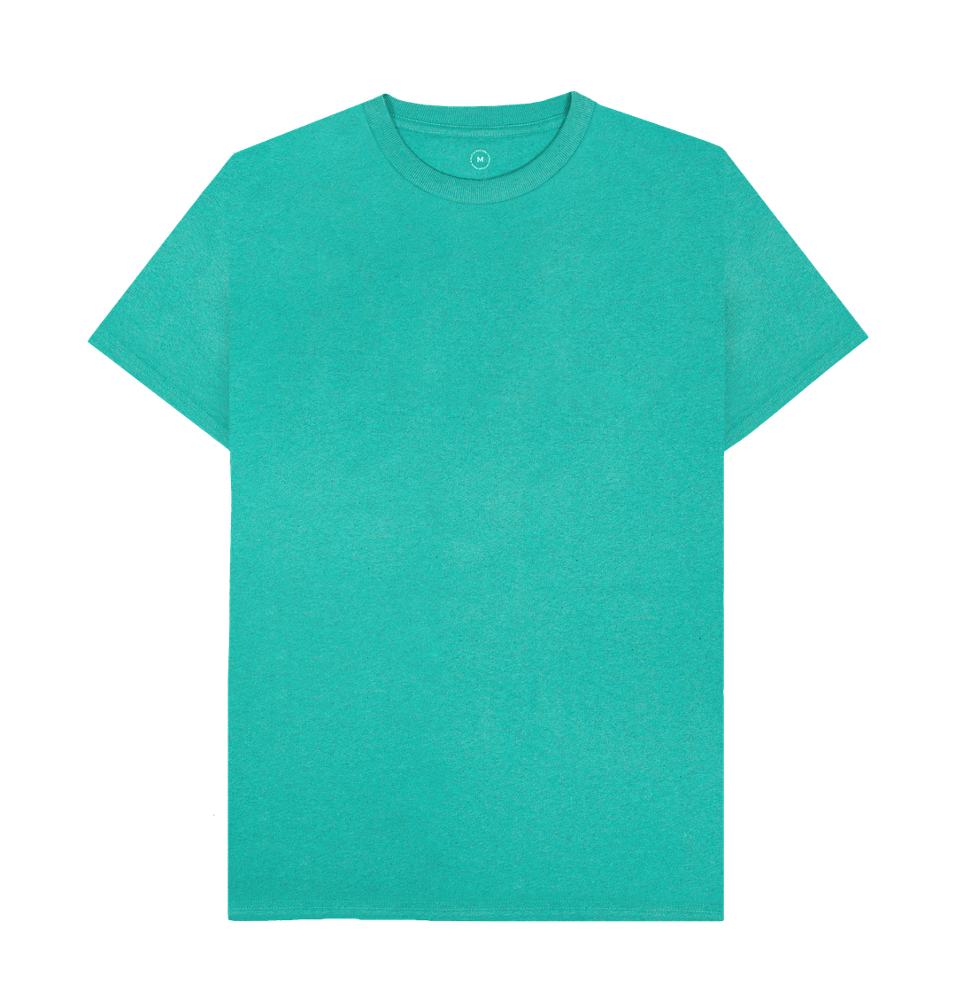 Seagrass Green Recycled Printed T-Shirt Front