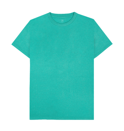 Seagrass Green Recycled Printed T-Shirt Front
