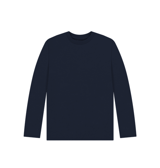 Navy Blue Printed Kids T-Shirt