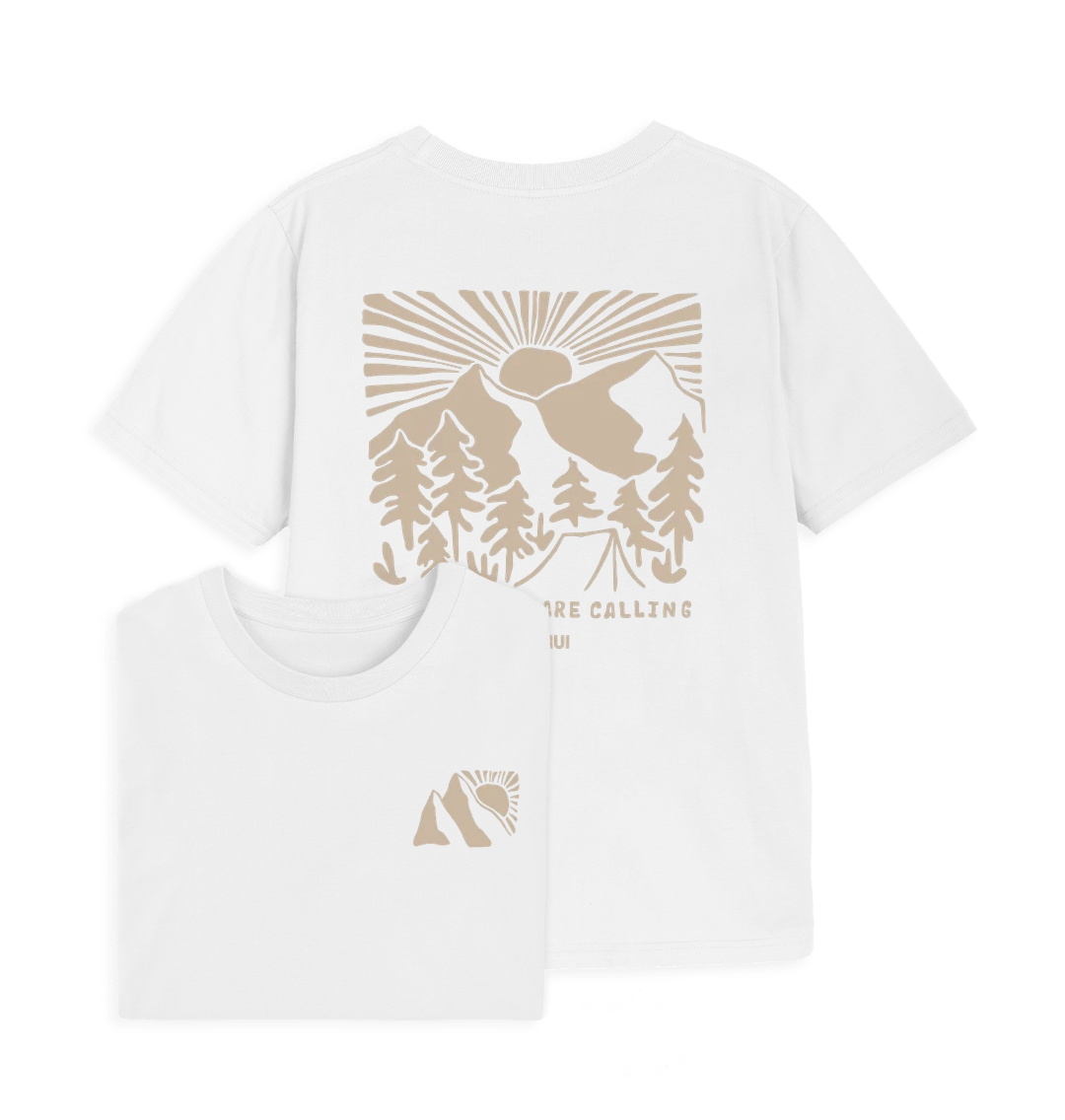White Printed T-shirt Front