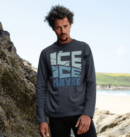 Ice Ice Maybe Long Sleeve T - shirt - Printed T - shirt