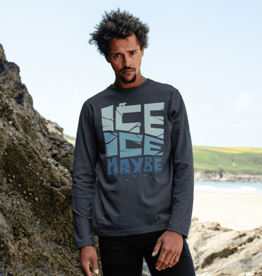 Ice Ice Maybe Long Sleeve T - shirt - Printed T - shirt