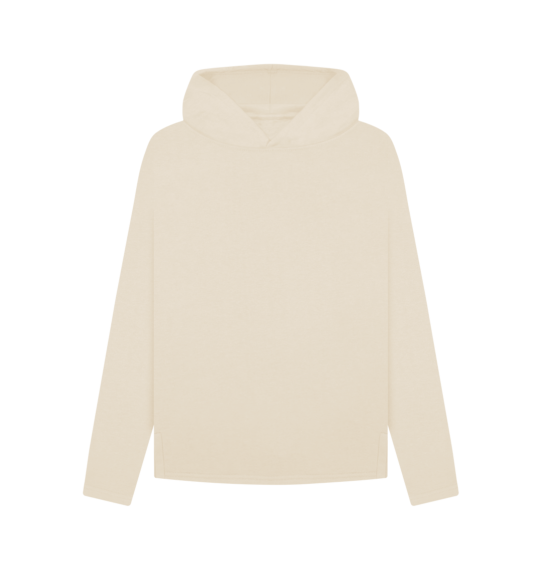 Oat Printed Hoody Front