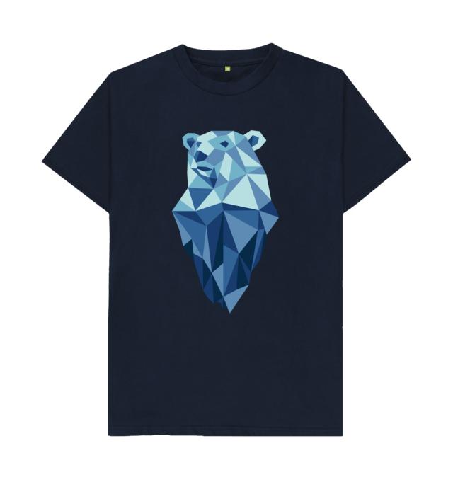 Navy Blue Printed T-shirt