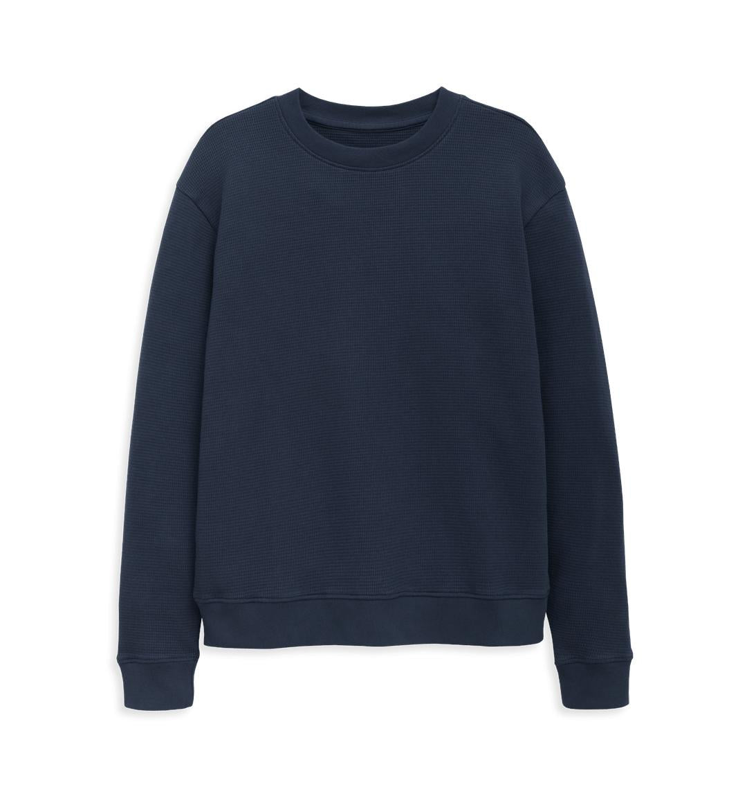Midnight Blue Waffle Jumper
