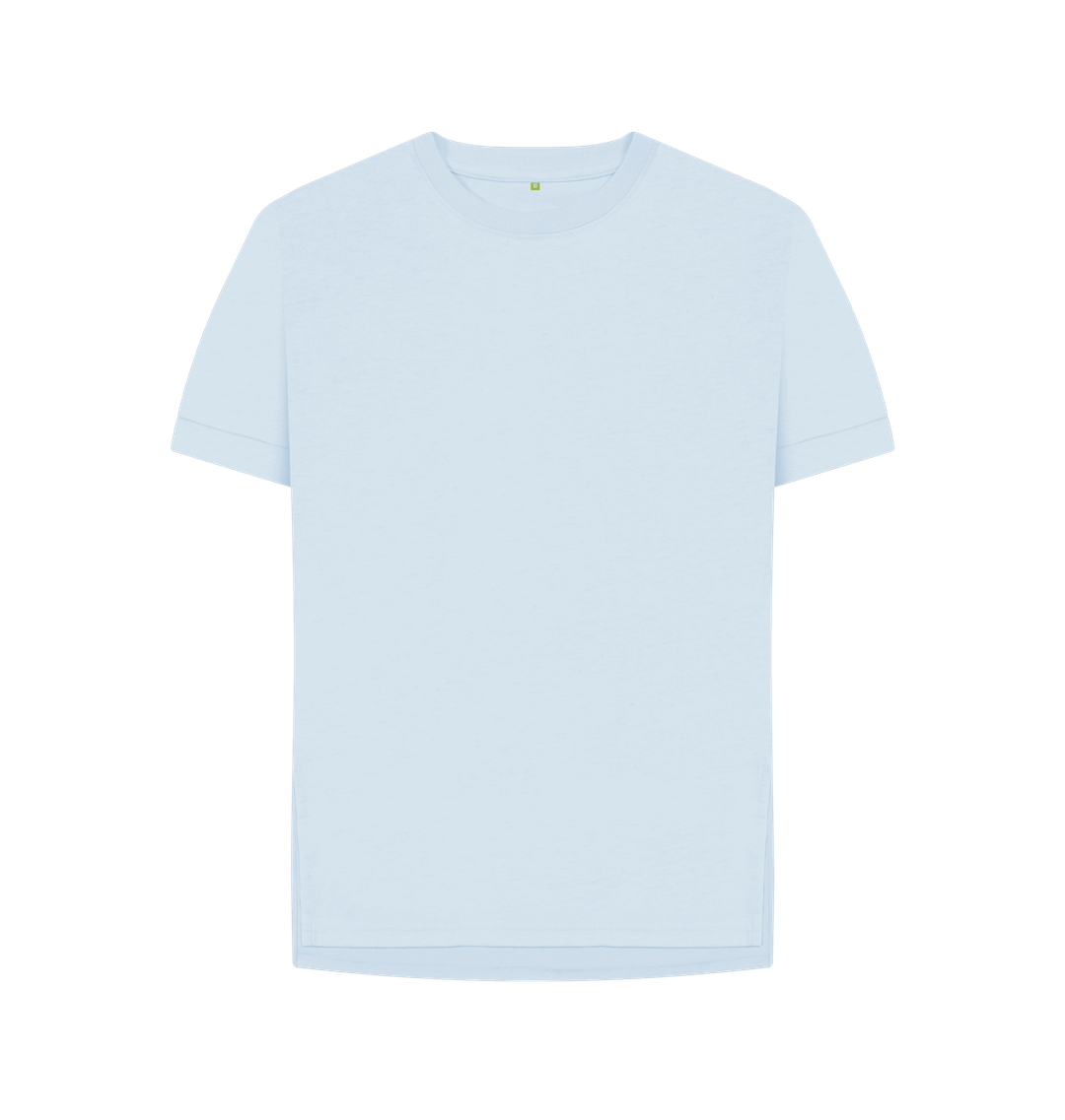 Sky Blue Printed T-shirt Front