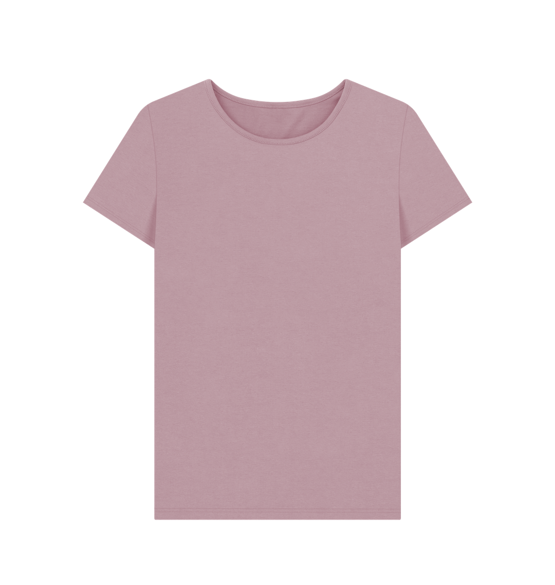 Mauve Printed T-shirt Front