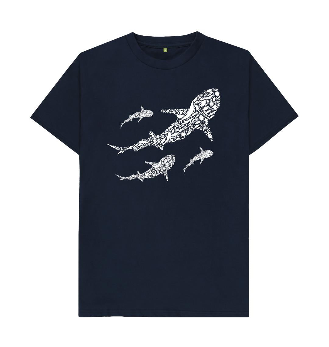 Navy Blue Printed T-shirt