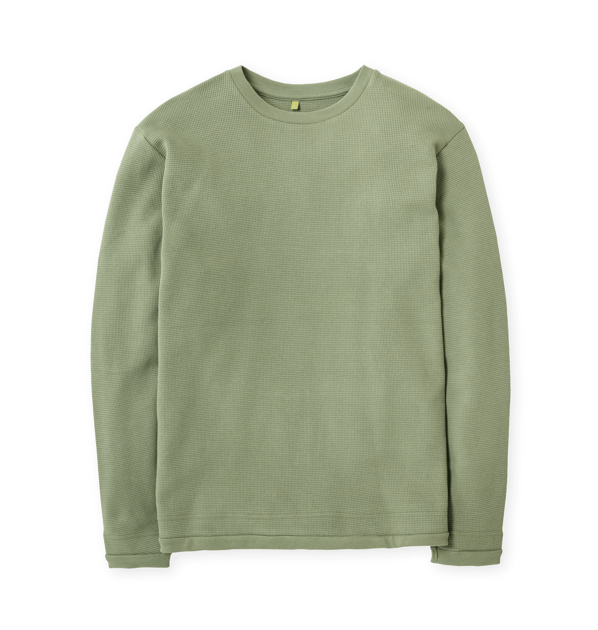 Sage Waffle Jumper Front