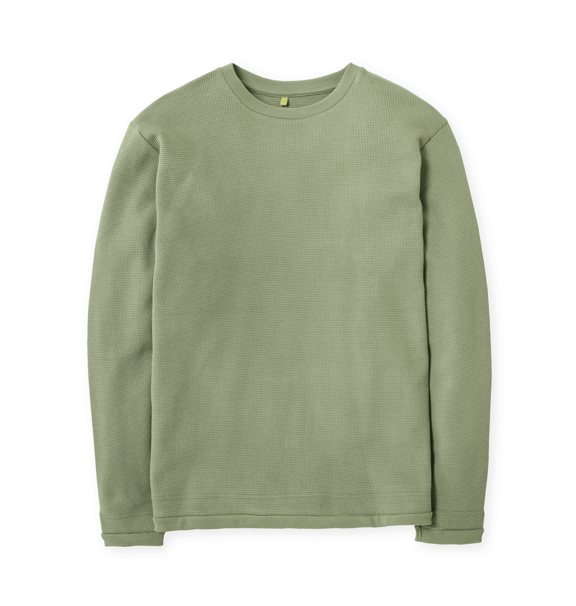 Sage Waffle Jumper Front