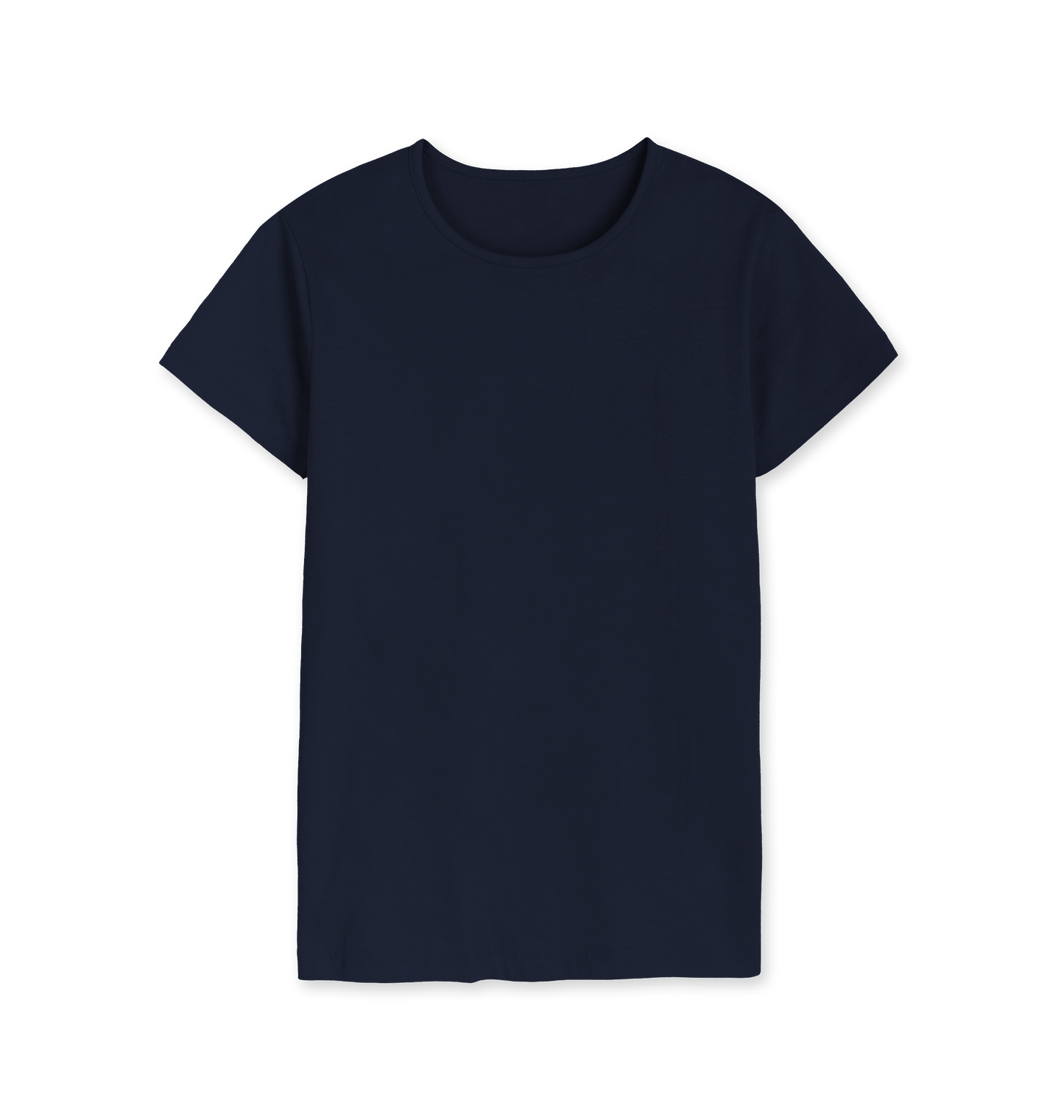 Navy Blue Printed T-shirt Front